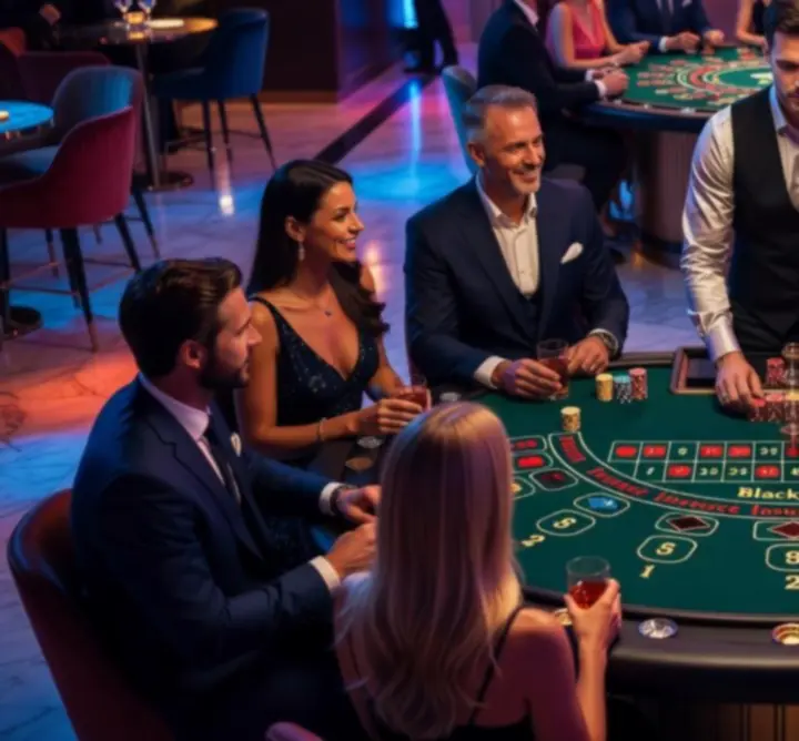 Mobilne stoły do gry w ruletkę, blackjacka i pokera na event