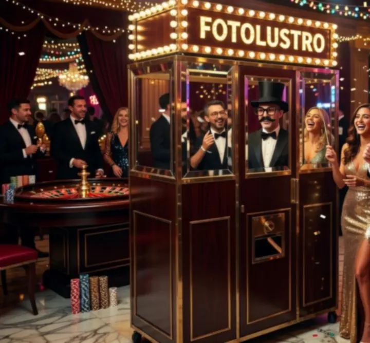 Fotolustro na imprezie w klimacie kasyna